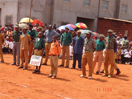 11 février 2010 l'école publique de batack prend part au défilé