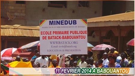 11 fvrier 2014 - fte de la jeunesse a babouantou